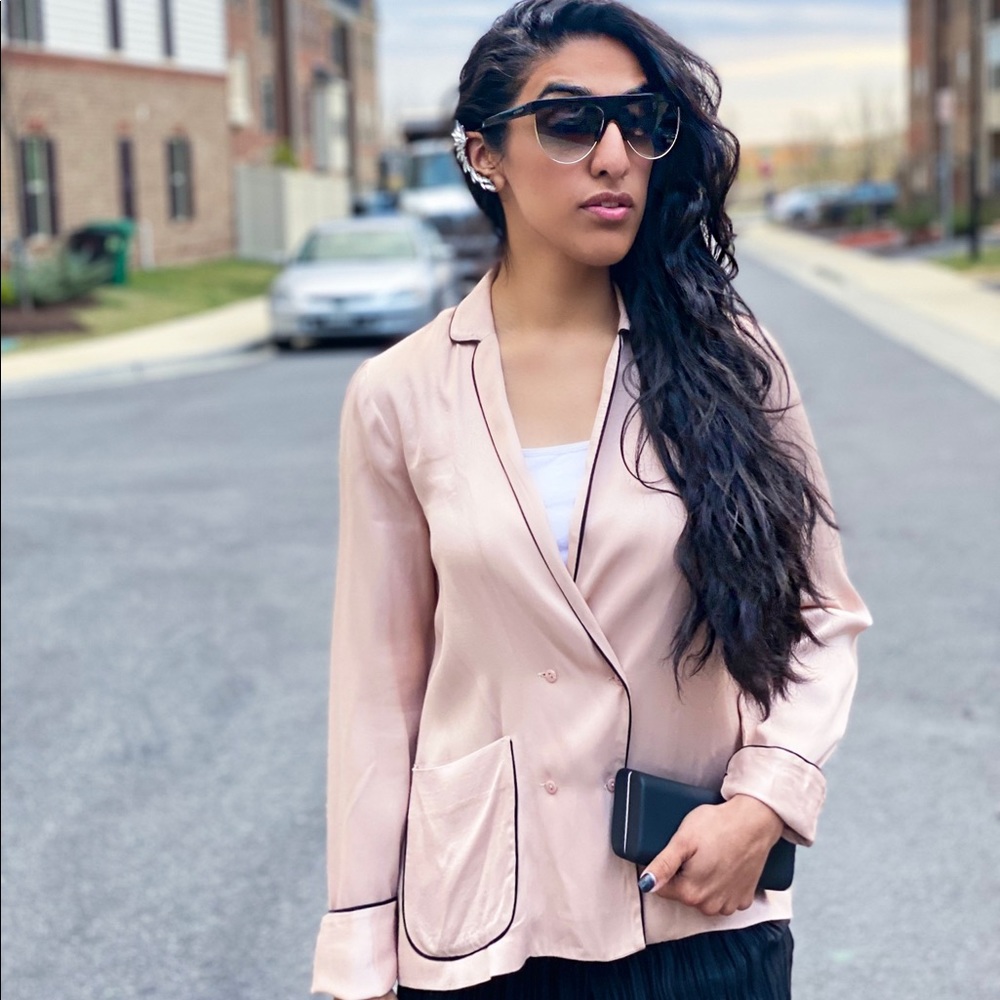 Zara double breasted top